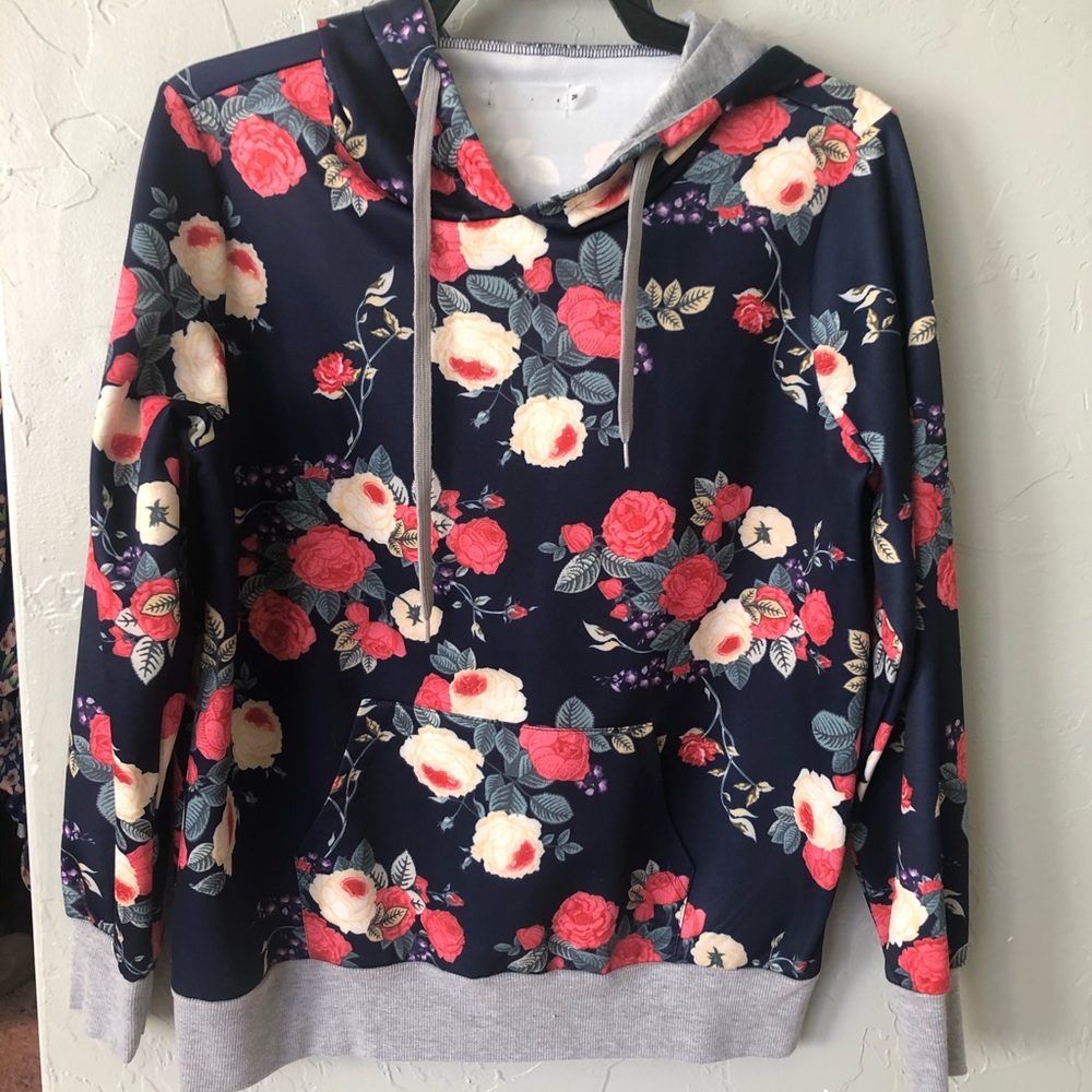 Floral Hoodie